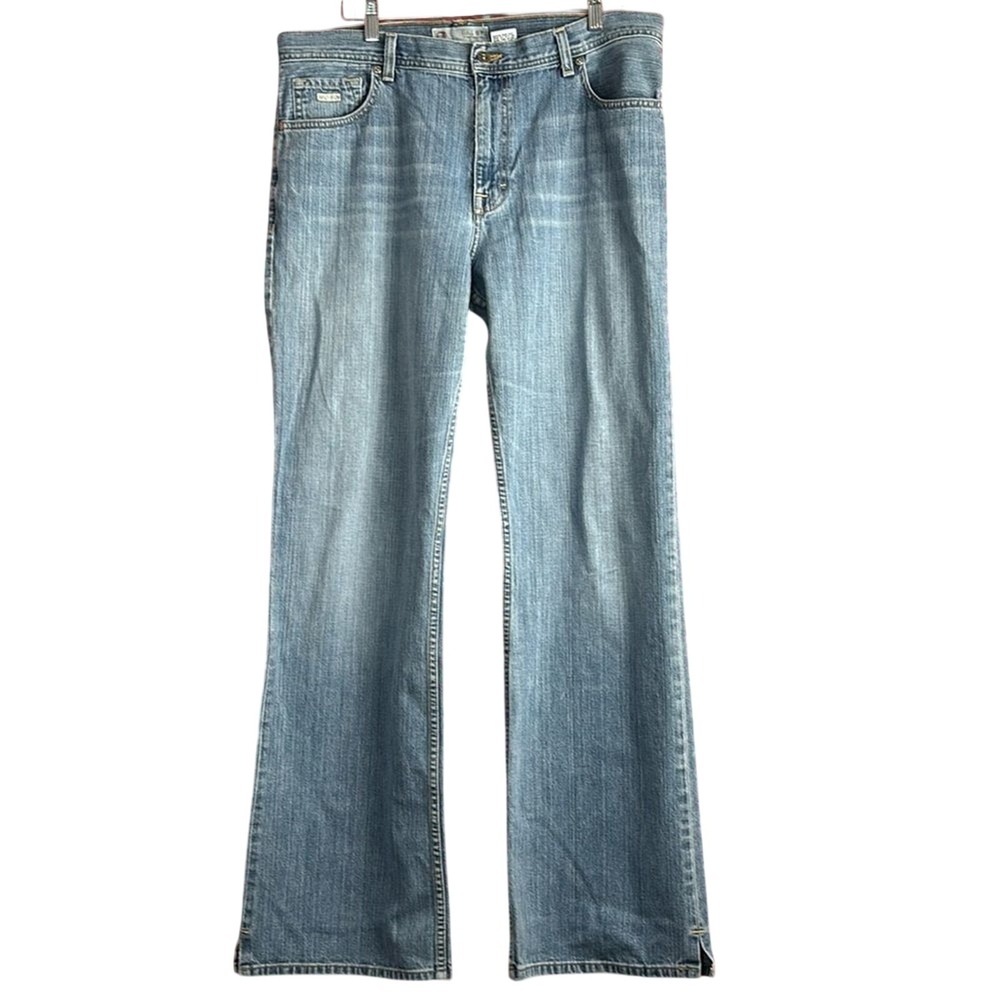 Buckle BKE 67 Tyler Boot Cut Men's Light Wash Jeans Size 36 Long VTG Y2K